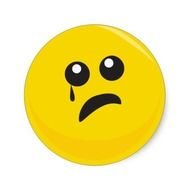 Sad Crying Smiley Face N9