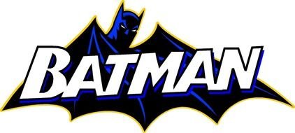 Batman Logo neon drawing