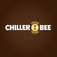 Frozen Yogurt Logo Chiller Bee