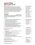 Office Skills Resume Examples