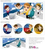 Office Cartoon Characters