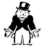 Mr Monopoly Man drawing