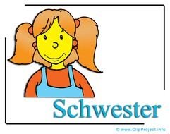 Bildtitel Schwester Clipart Free Maedchen