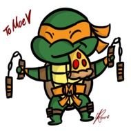 Cute Michelangelo TMNT drawing