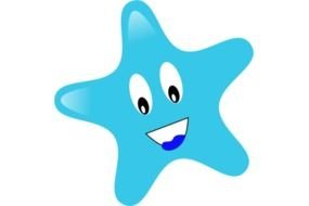 Happy Face Star Clip Art N5