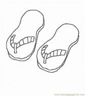 Flip Flop Coloring Pages