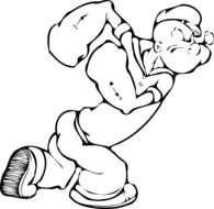 Popeye The Sailor Man Coloring Pages N3