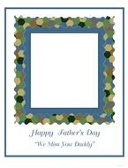 frame for father's day as a picture for clipart