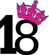 Pink Number 4 Clip Art N2
