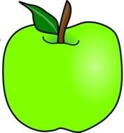 Green Apple Clip Art N65