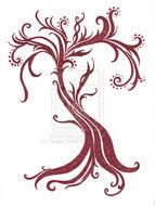 Cypress Tree Tattoo