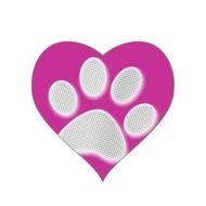 Paw Print Heart N4