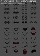Imagen Ojos Y Bocas 305x431