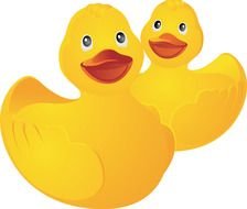 clipart of the yellow vavy ducks toys