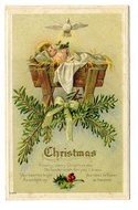 Vintage Christmas card drawing