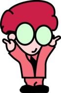 Boy With Glasses as a picture for clipart