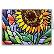 Stained Glass Flowers Clip Art N2