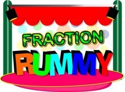 Fraction Rummy poster drawing