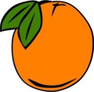 Ripe Cartoon Orange Clip Art