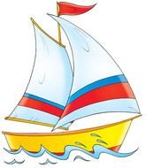Details Zu WandSticker No55 Segelboot Kinder Meer Ozean Comic
