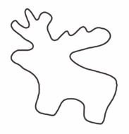 Reindeer Cut Out Templates