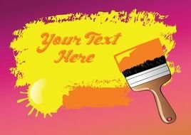 Paint Brush Clip Art Borders drawing