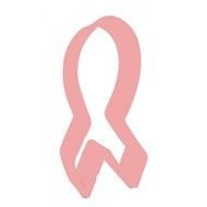 Ribbon Stencil For Pumpkin Breast Cancer Awareness