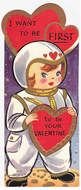 vintage card for valentines day