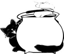 Black Cauldron Clip Art N3
