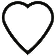 Black Heart drawing
