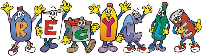 Recycle cartoon Symbol drawing