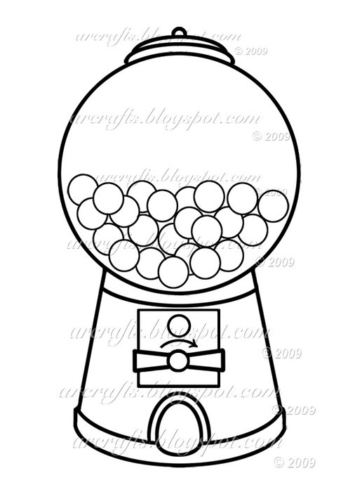 Bubble Gum Machine Clip Art N22