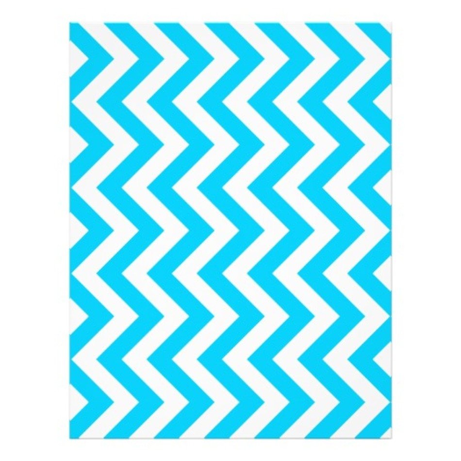 Blue Zig Zag Pattern