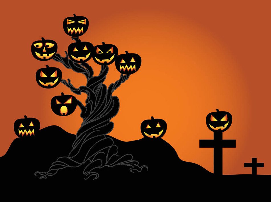 Halloween Tree Clip Art N5