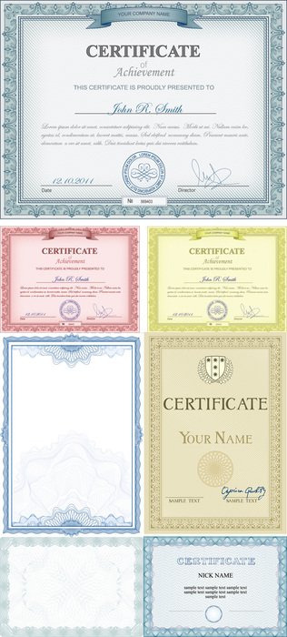 European Certificate as an illustration
