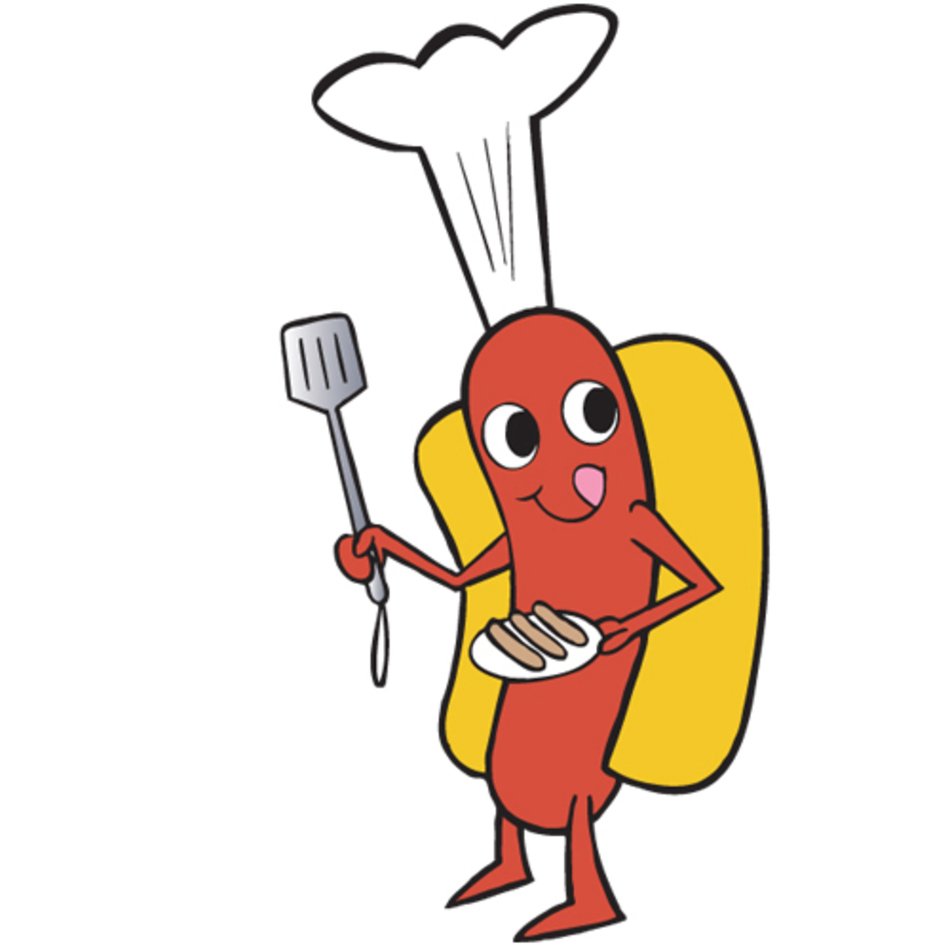 Cartoon Hot Dog N19