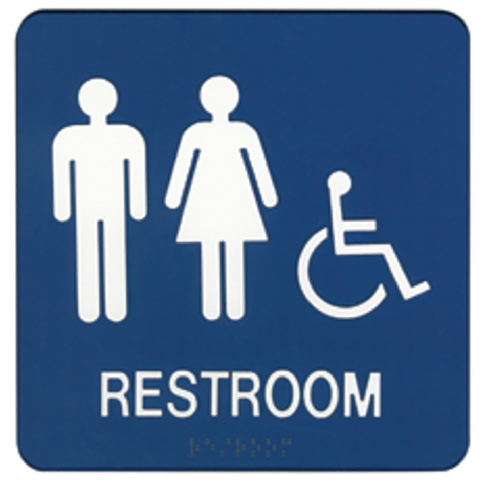 Restroom Sign Clip Art N13
