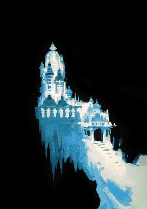 Beautiful Frozen Castle of Elza