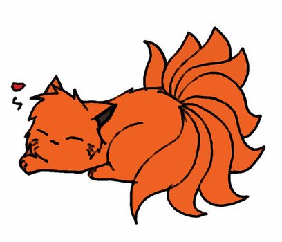 Cute Anime Baby Fox