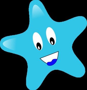 Happy Face Star Clip Art N5