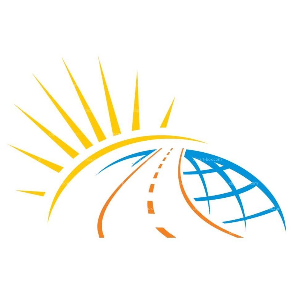 Логотип солнце и земля
