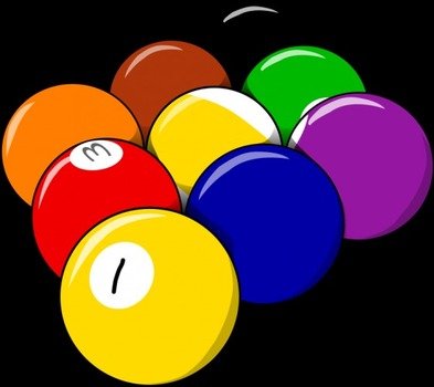 Vectorillustratie Van Pool Ballen