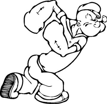 Popeye The Sailor Man Coloring Pages N3