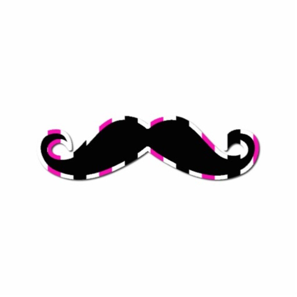 Handlebar Mustache Cut Out