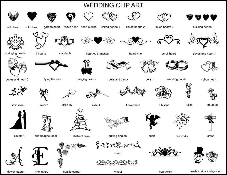 Wedding Clip Art N74