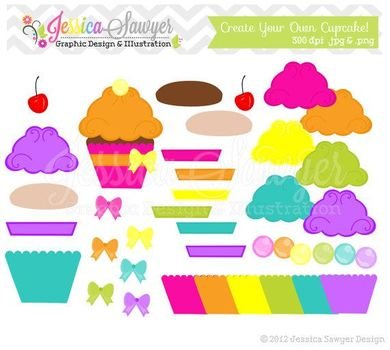 Cupcake Clip Art N117