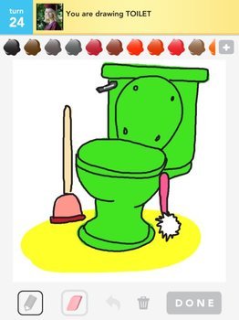 Draw Something Toilet