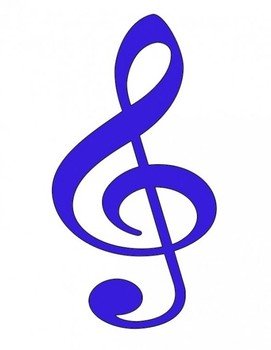 Purple Treble Clef Clip Art Right Click Image amp Save