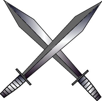 Crossed Swords Clip Art N17