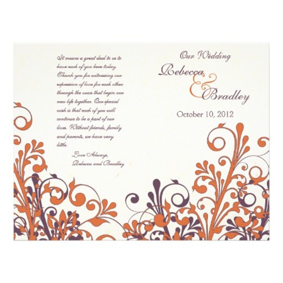 Purple Fall Wedding
